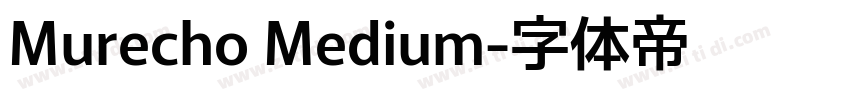 Murecho Medium字体转换